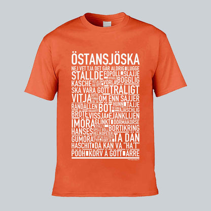 Östansjöska Dialekt Text T-shirt
