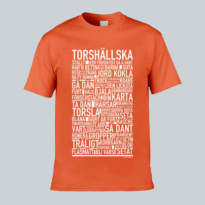 Torshällska Dialekt Text T-shirt