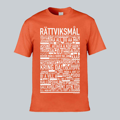 Rättviksmål Dialekt Text T-shirt