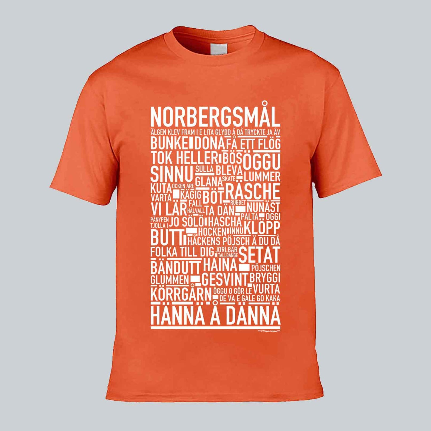 Norbergsmål Dialekt Text T-shirt