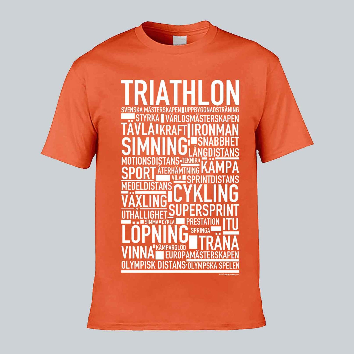 Triathlon Text T-shirt