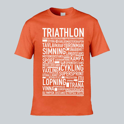 Triathlon Text T-shirt