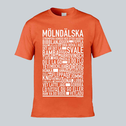 Mölndälska Dialekt Text T-shirt
