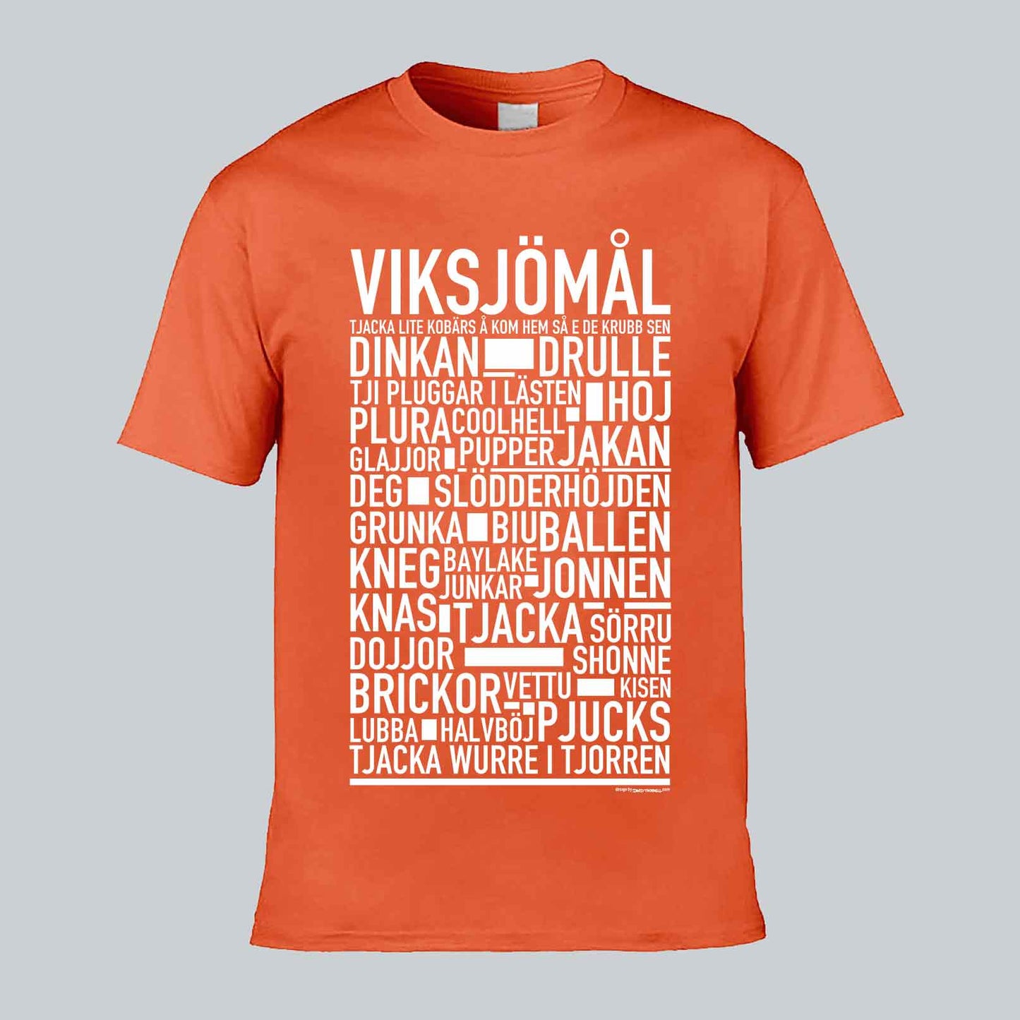 Viksjömål Dialekt Text T-shirt