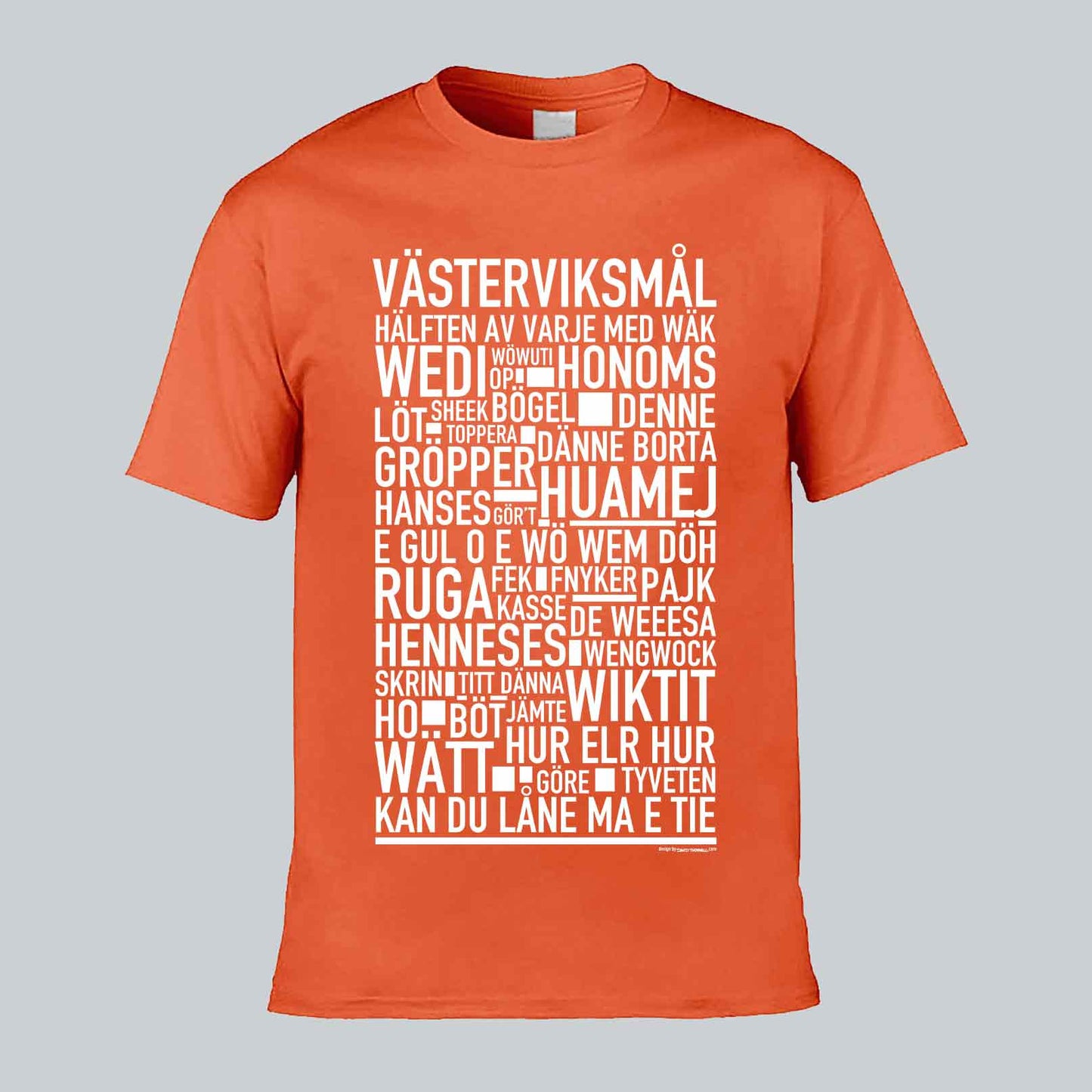Västerviksmål Dialekt Text T-shirt