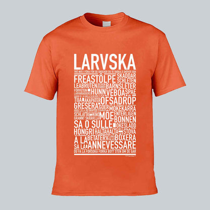 Larvska Dialekt Text T-shirt