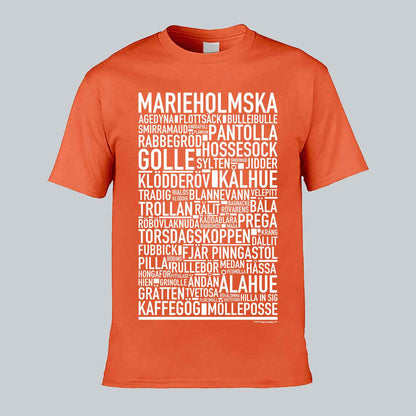 Marieholmska Dialekt Text T-shirt