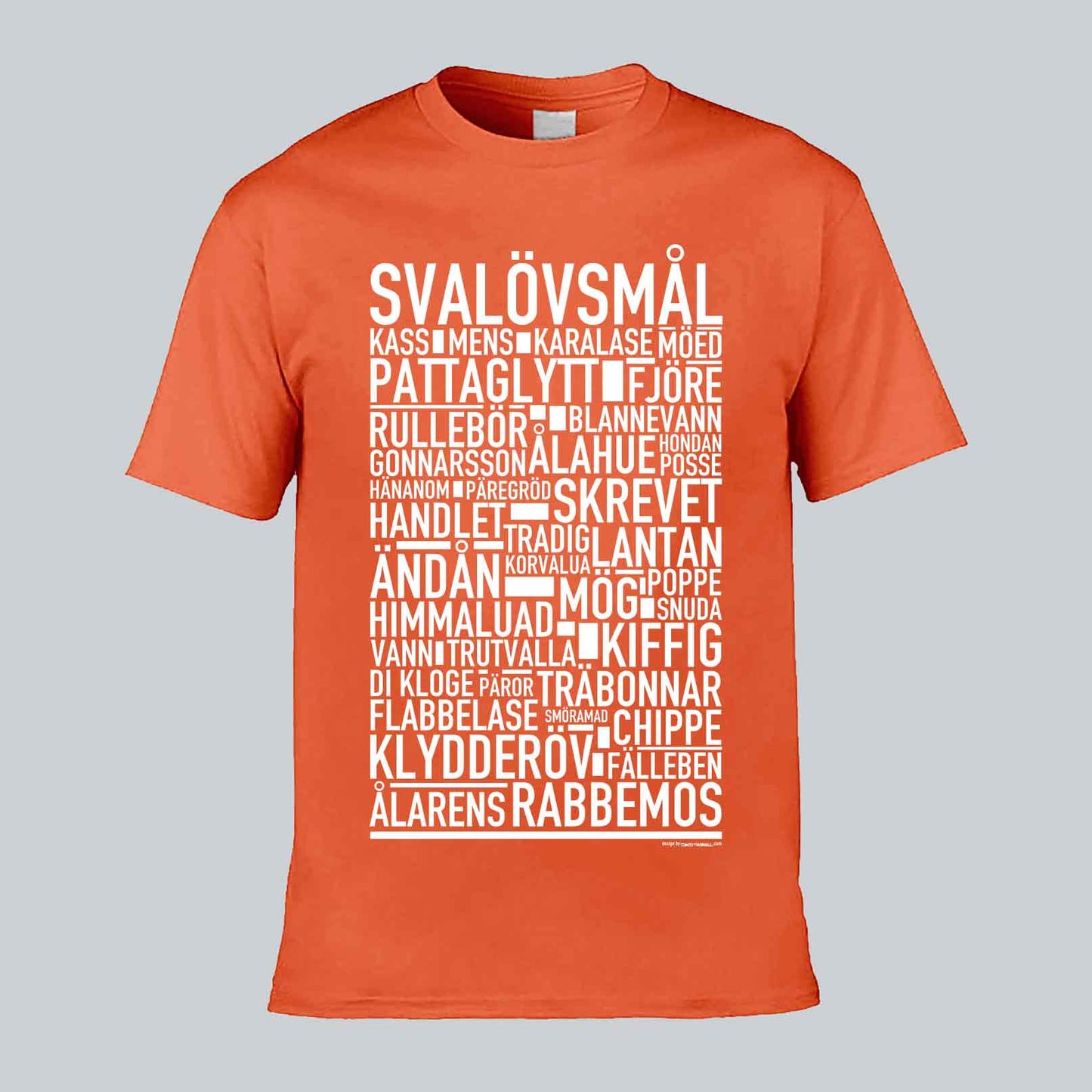 Svalövsmål Dialekt Text T-shirt