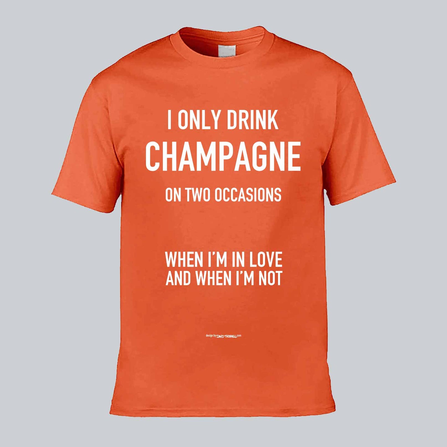 In Love Or Not Champagne Text T-shirt