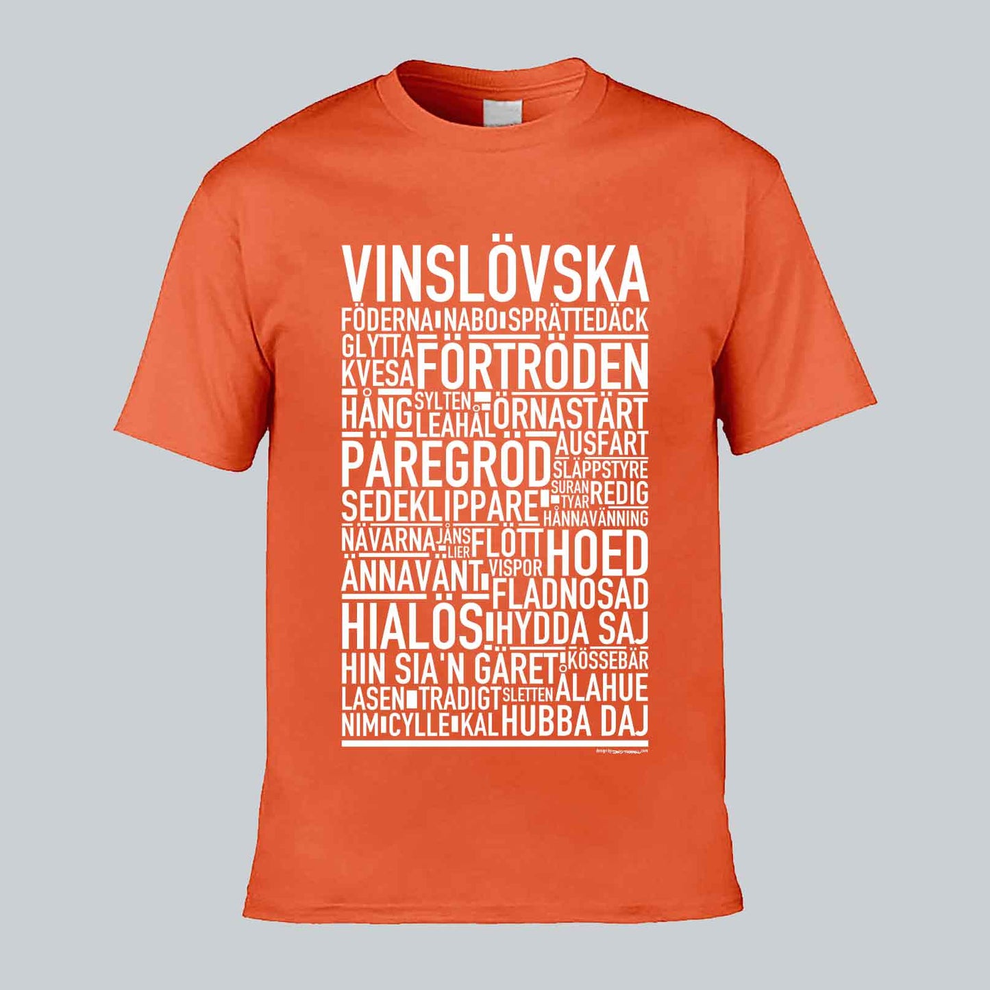 Vinslövska Dialekt Text T-shirt