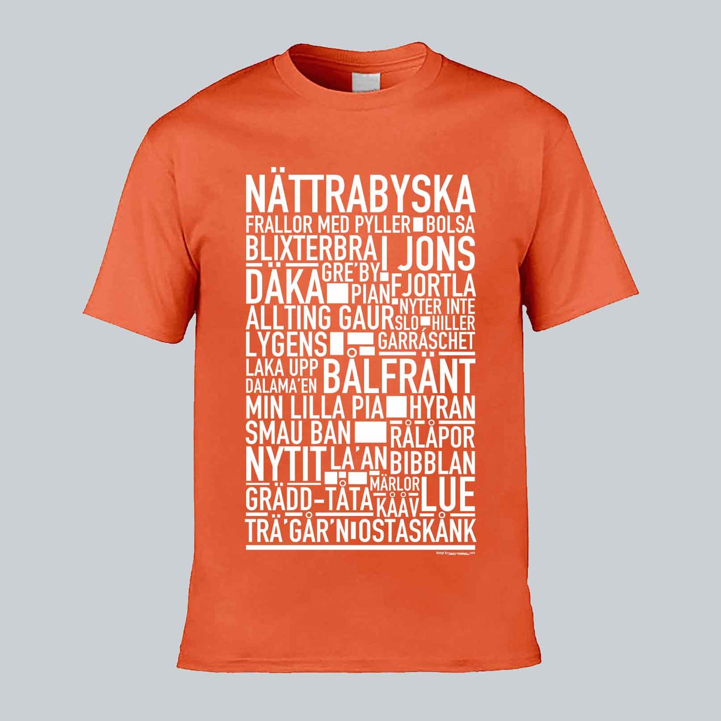 Nättrabyska Dialekt Text T-shirt