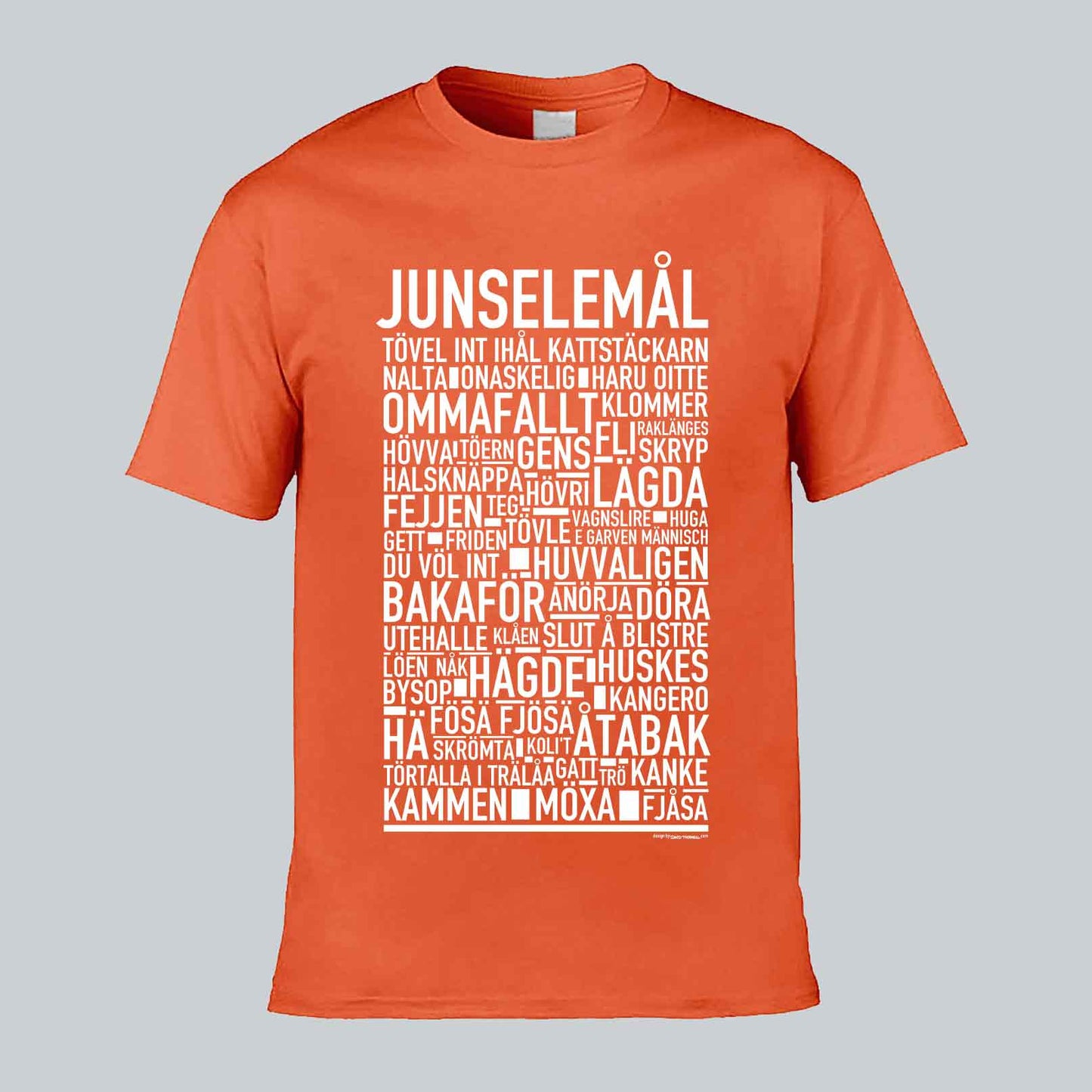 Junselemål Dialekt Text T-shirt