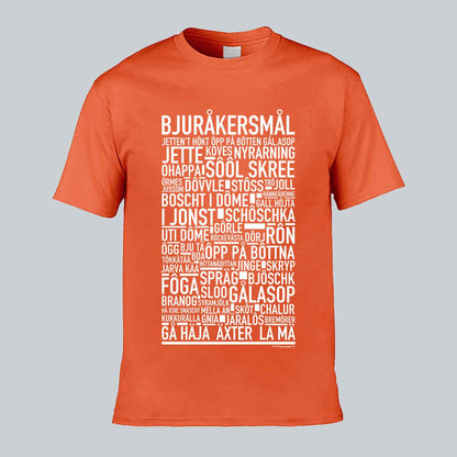 Bjuråkersmål Dialekt Text T-shirt