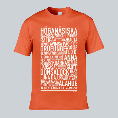 Höganäsiska Dialekt Text T-shirt