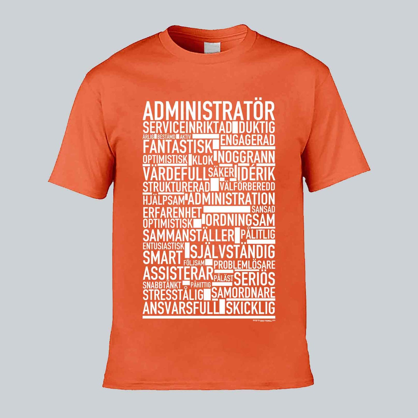 Administratör Text T-shirt