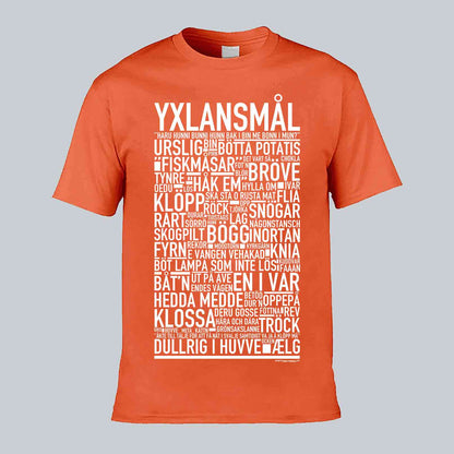 Yxlansmål Dialekt Text T-shirt
