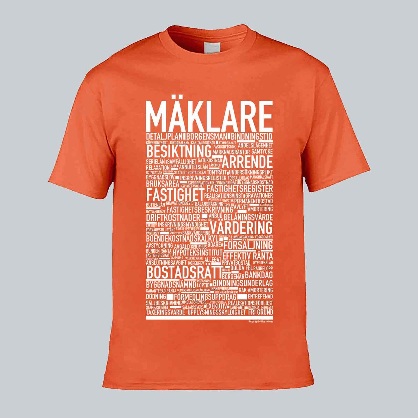 Mäklare Text T-shirt