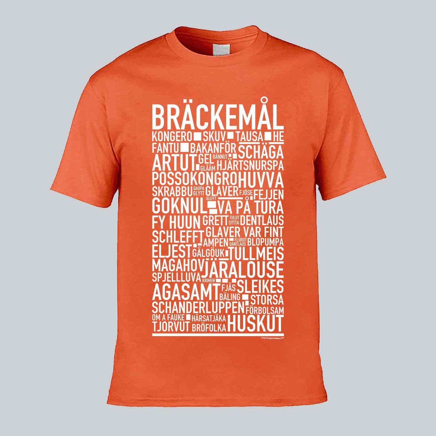 Bräckemål Dialekt Text T-shirt