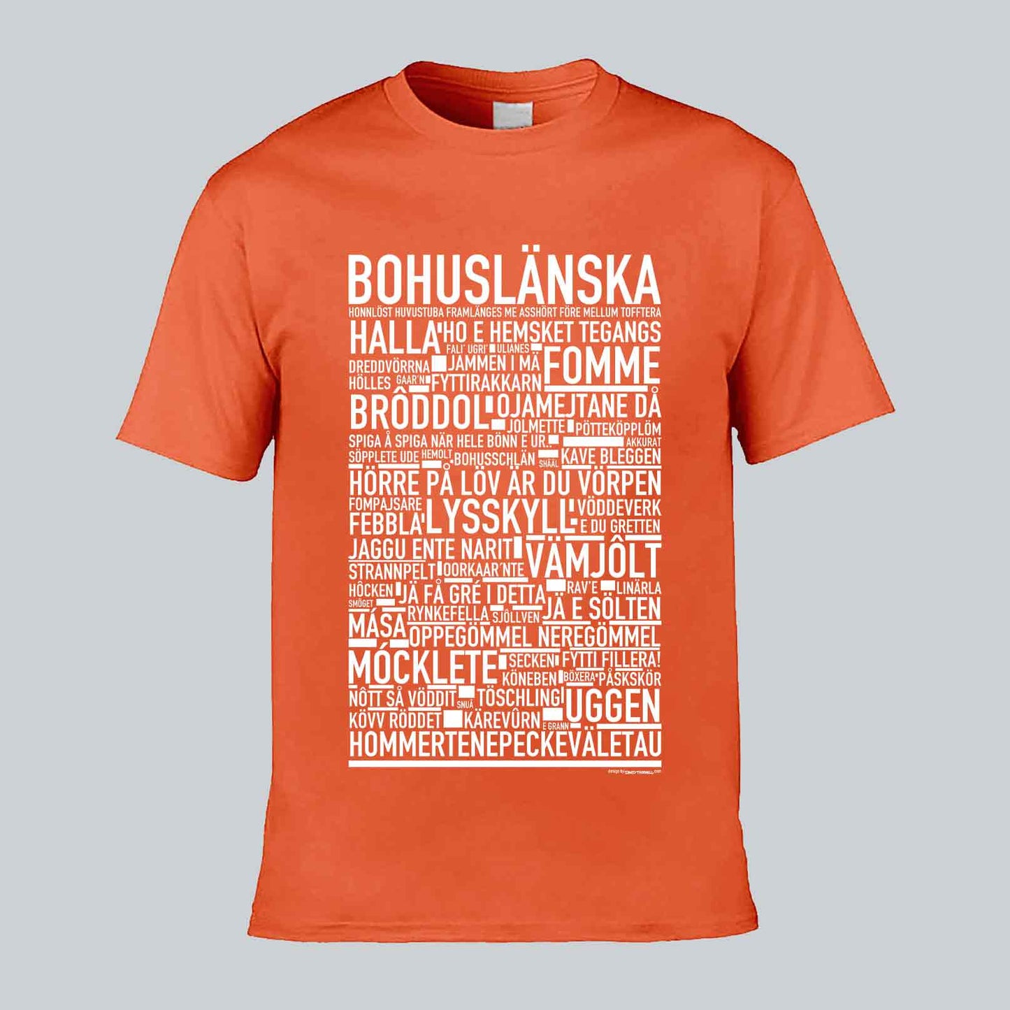 Bohuslänska Dialekt Text T-shirt