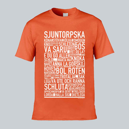 Sjuntorpska Dialekt Text T-shirt
