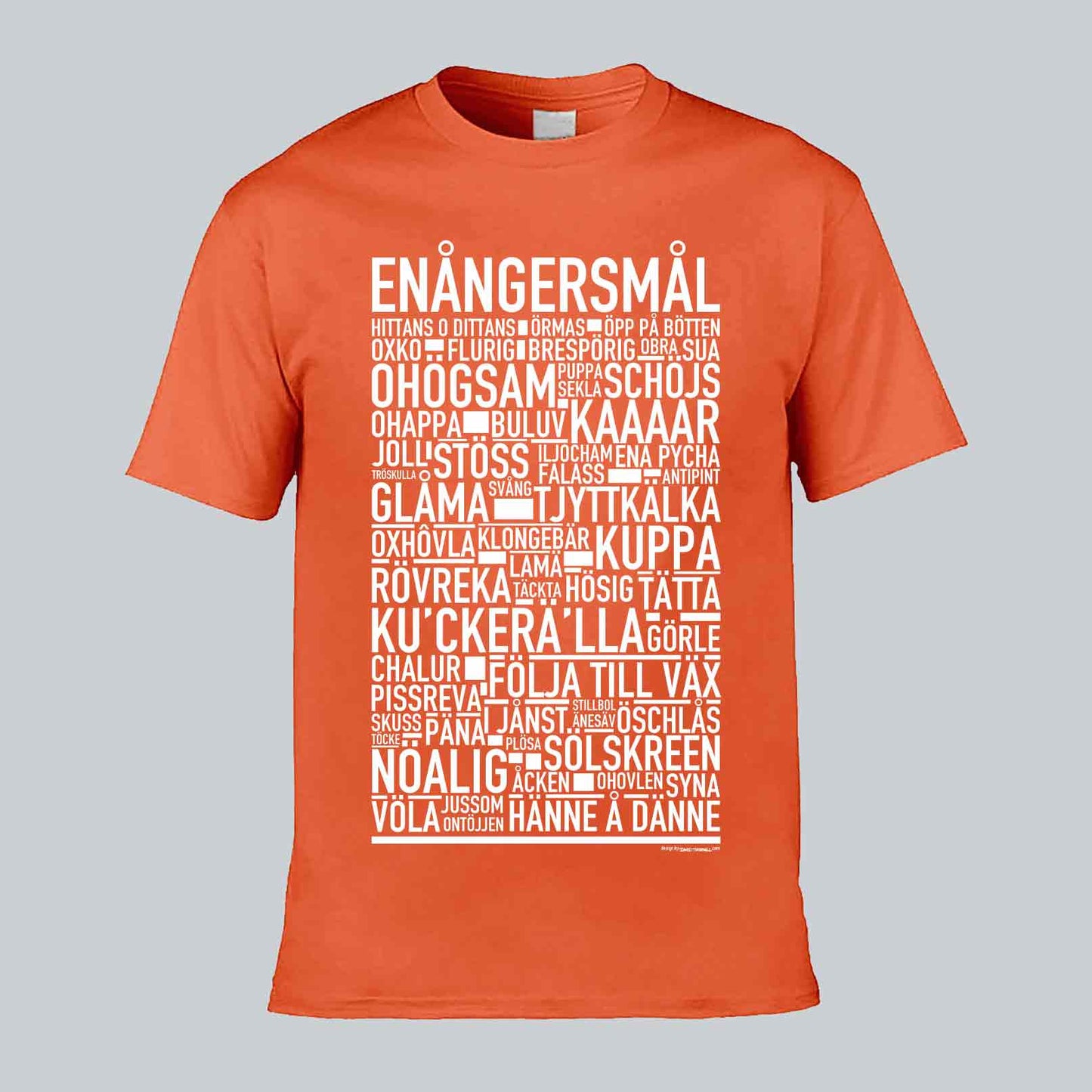 Enångersmål Dialekt Text T-shirt