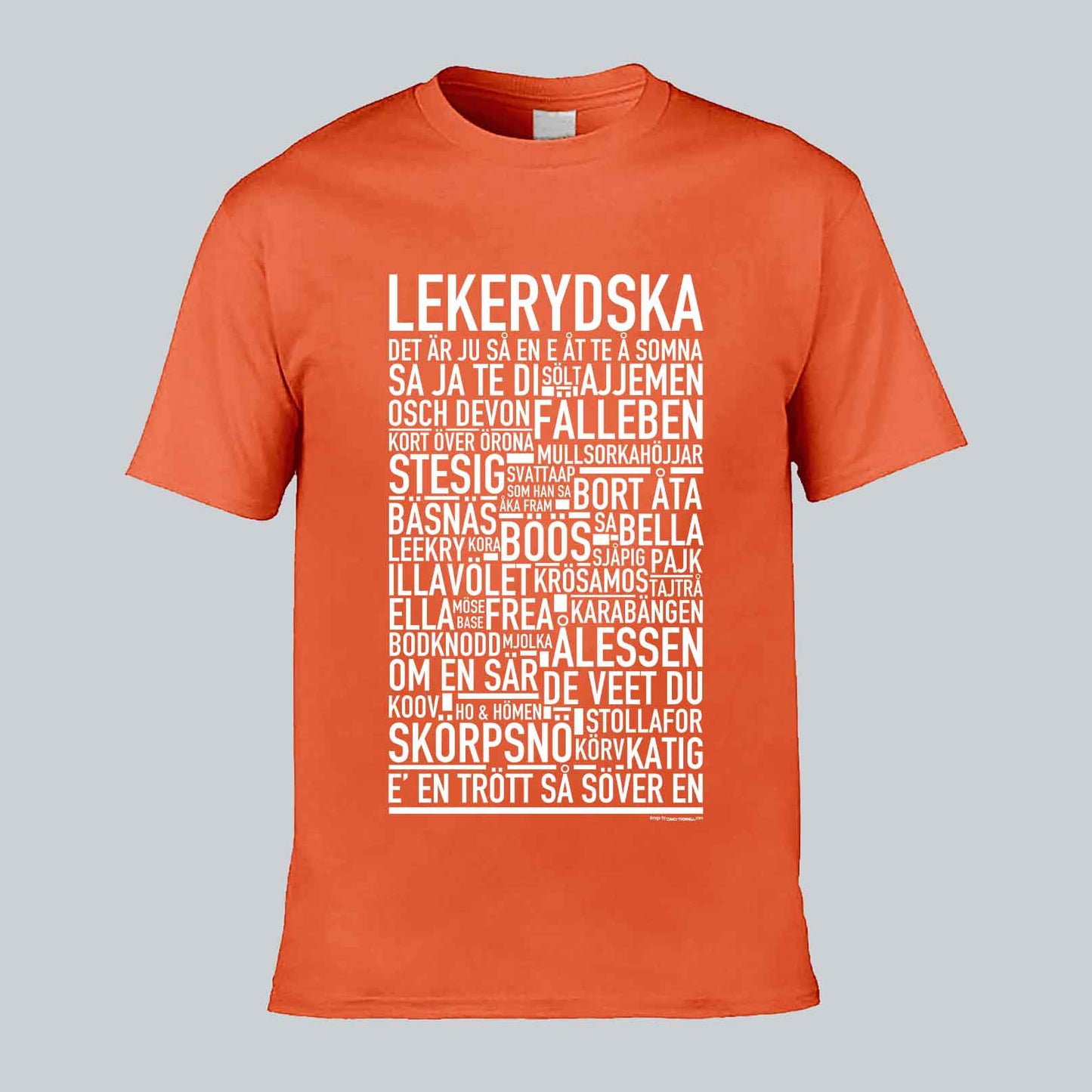 Lekerydska Dialekt Text T-shirt