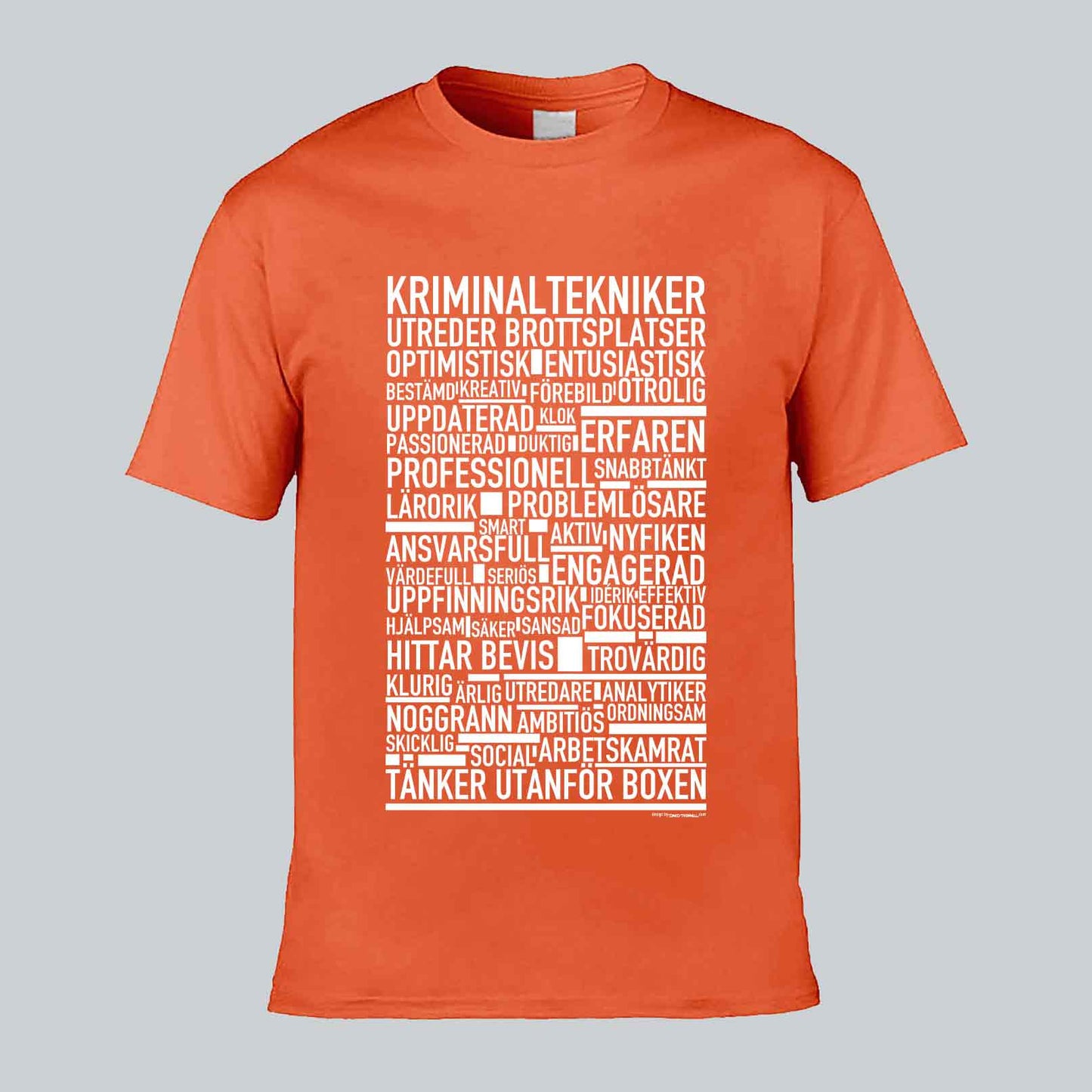 Kriminaltekniker Text T-shirt