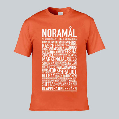 Noramål Dialekt Text T-shirt