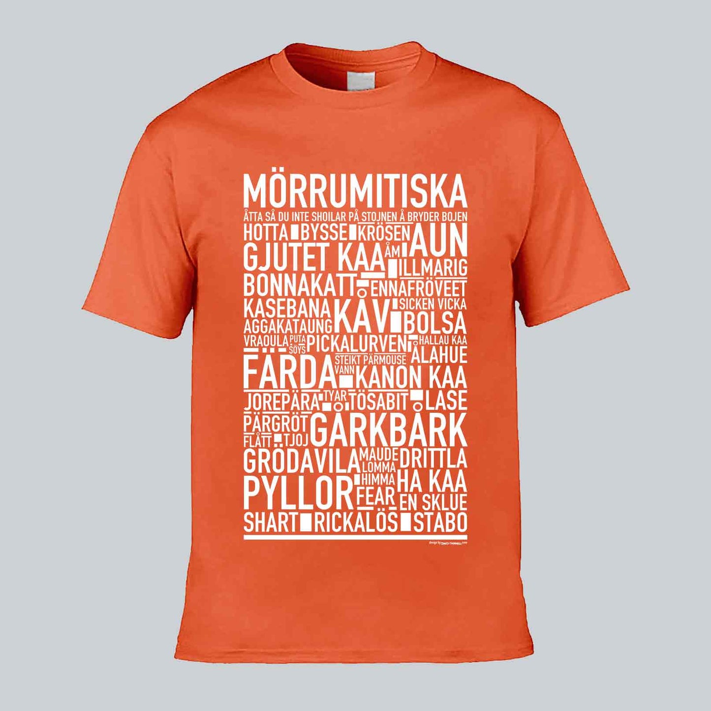 Mörrumitiska Dialekt Text T-shirt