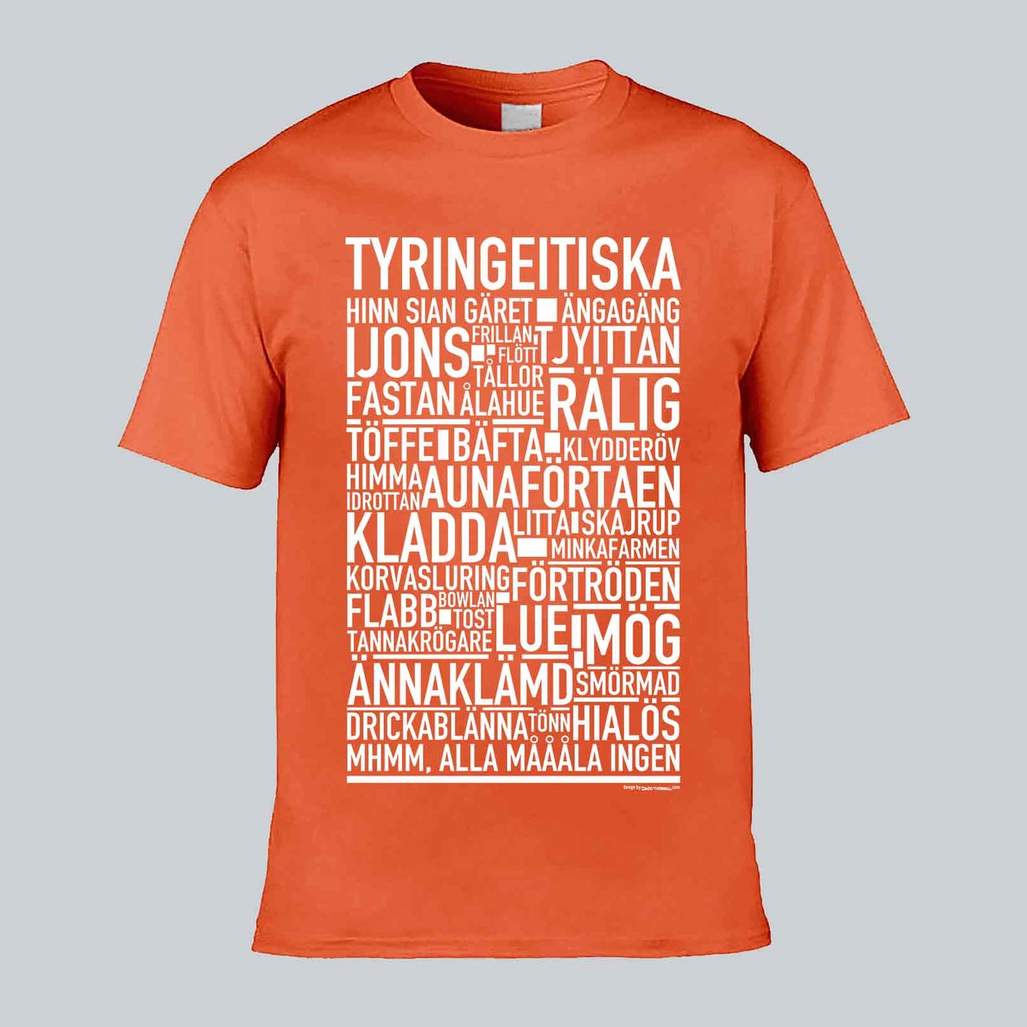 Tyringeitiska Dialekt Text T-shirt