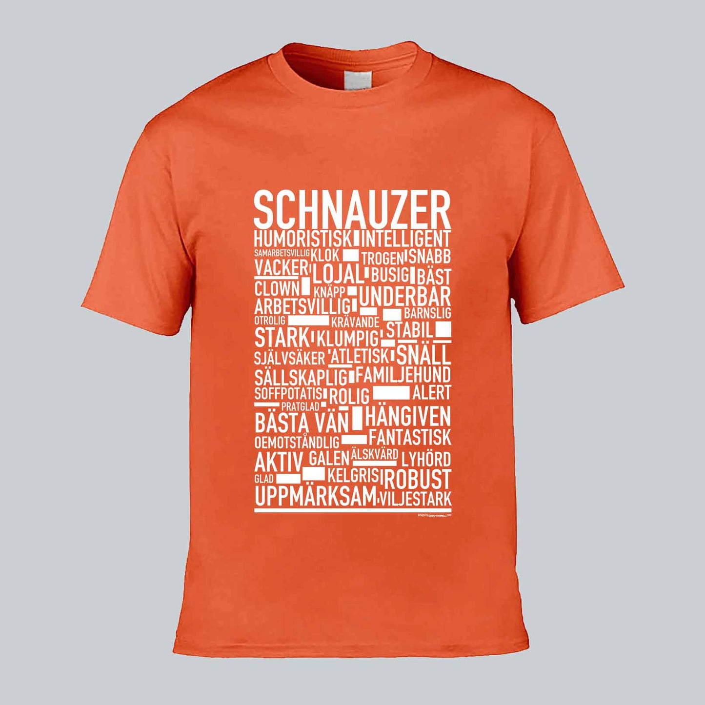 Schnauzer Text T-shirt