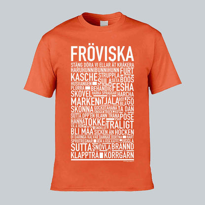 Fröviska Dialekt Text T-shirt