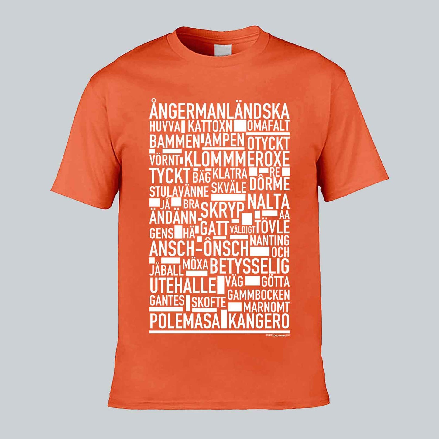 Ångermanländska Dialekt Text T-shirt