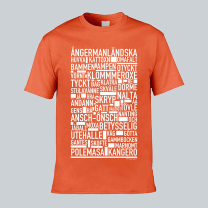 Ångermanländska Dialekt Text T-shirt