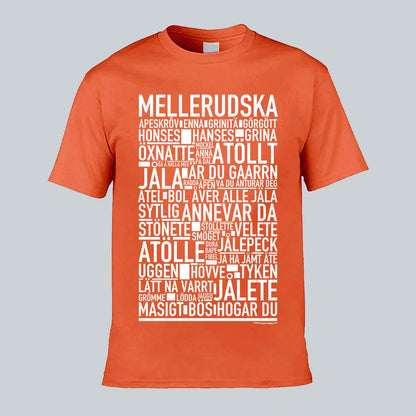 Mellerudska Dialekt Text T-shirt