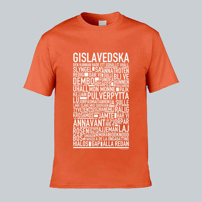 Gislavedska Dialekt Text T-shirt