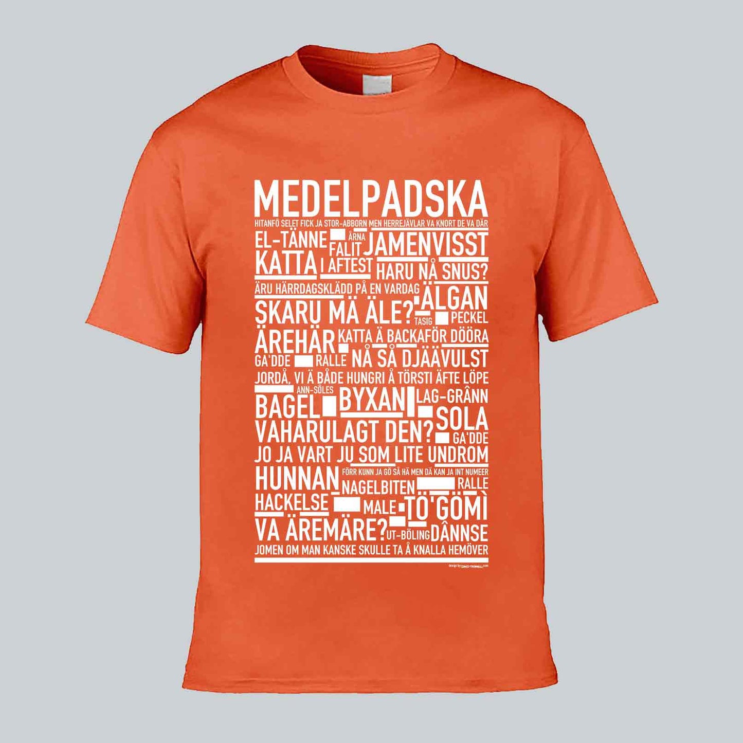 Medelpadska Dialekt Text T-shirt