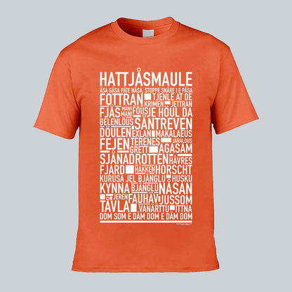 Hattjåsmaule Dialekt Text T-shirt