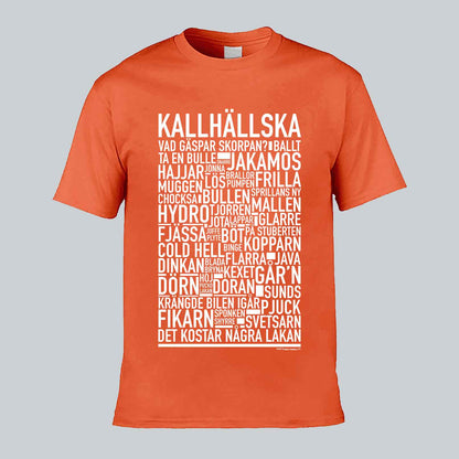 Kallhällska Dialekt Text T-shirt
