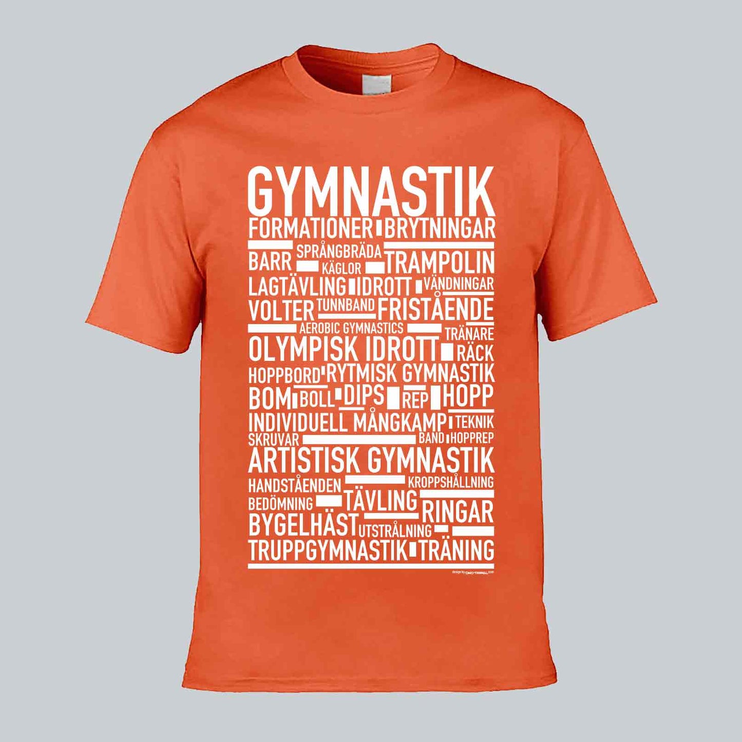 Gymnastik Text T-shirt