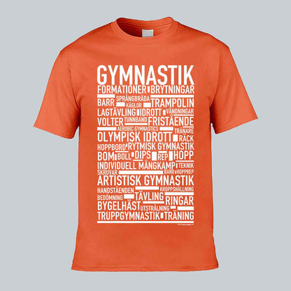 Gymnastik Text T-shirt