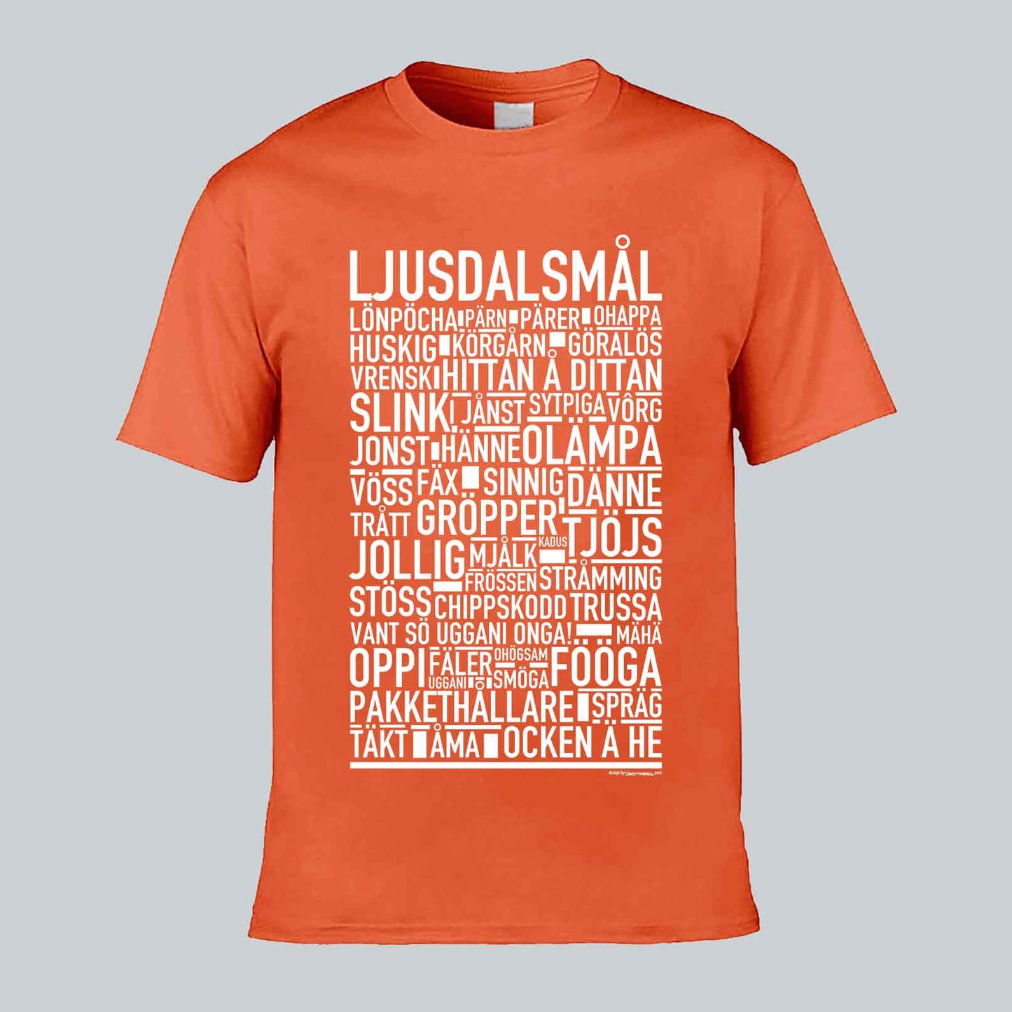 Ljusdalsmål Dialekt Text T-shirt