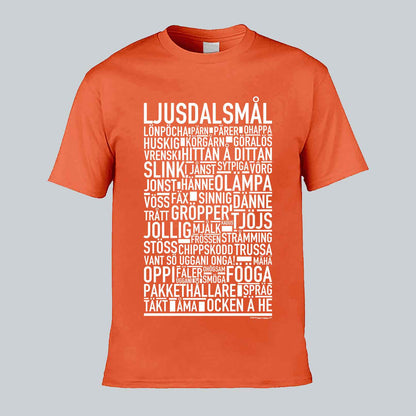 Ljusdalsmål Dialekt Text T-shirt
