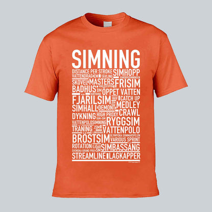 Simning Text T-shirt