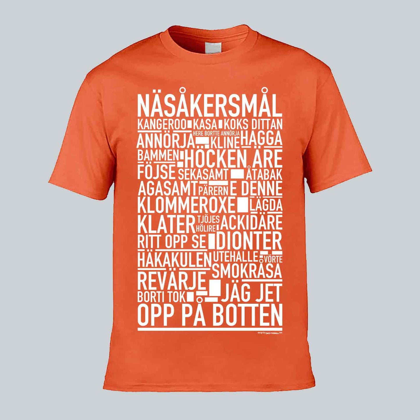 Näsåkersmål Dialekt Text T-shirt