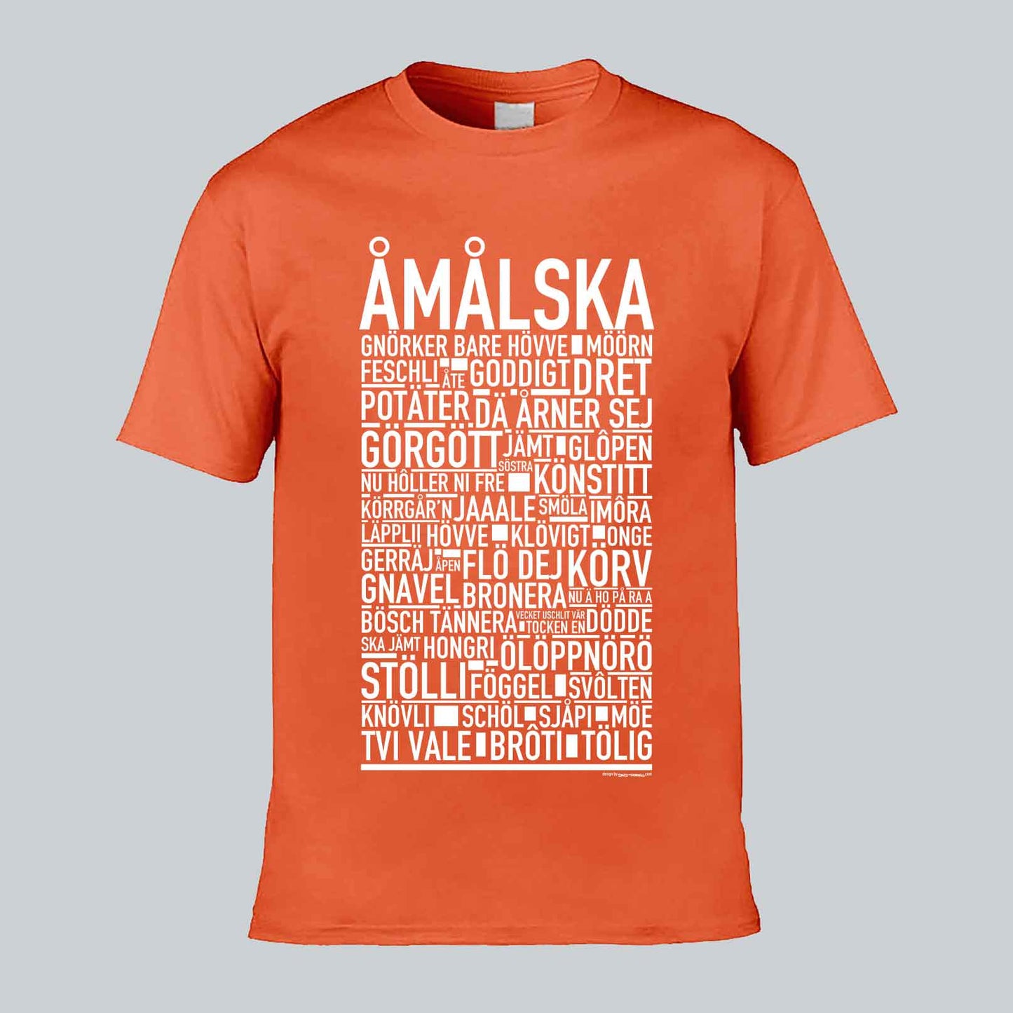 Åmålska Dialekt Text T-shirt