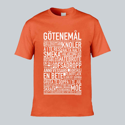 Götenemål Dialekt Text T-shirt