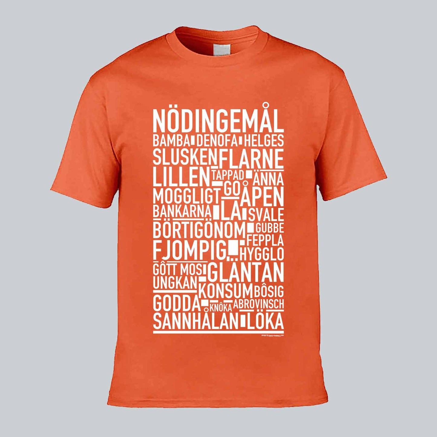 Nödingemål Dialekt Text T-shirt