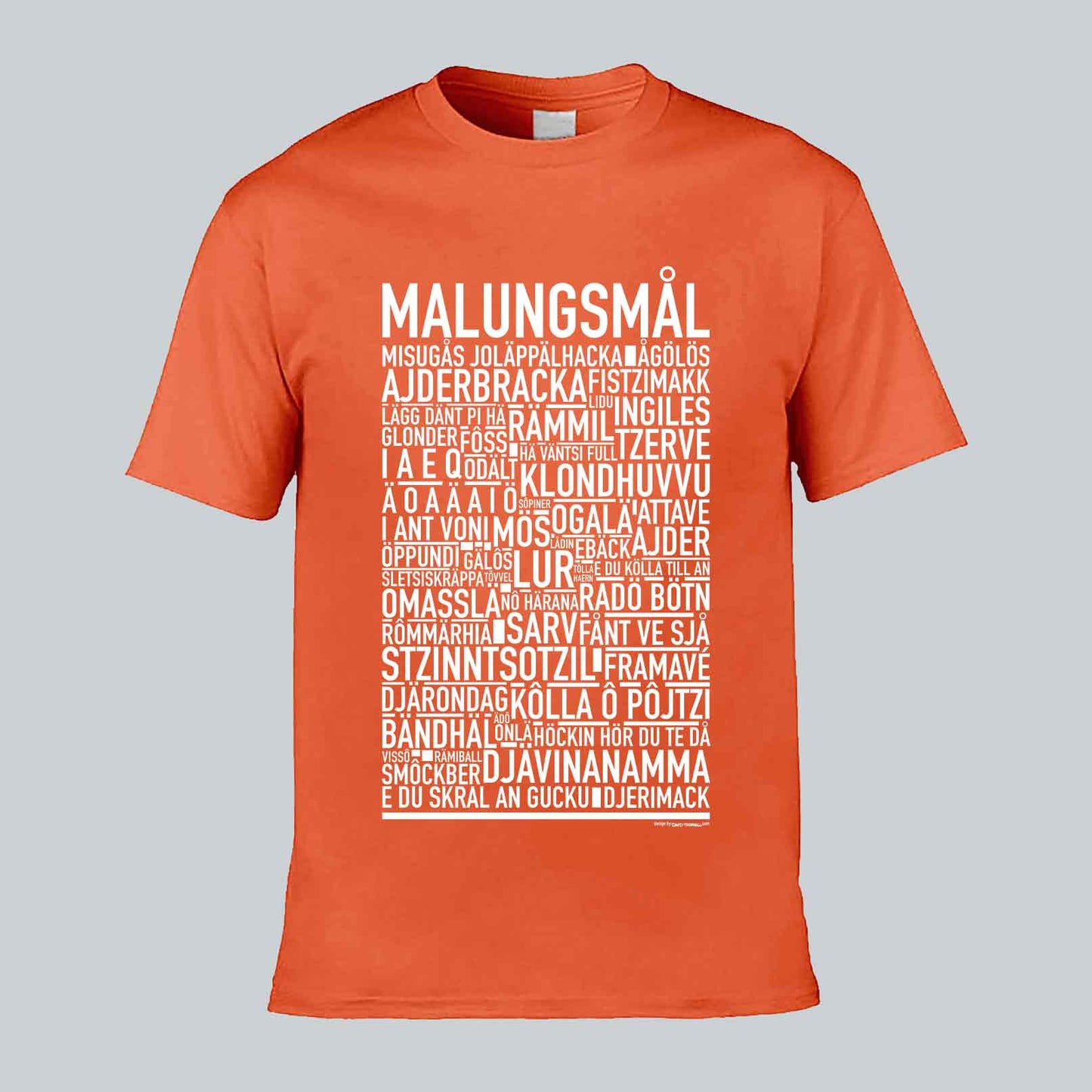 Malungsmål Dialekt Text T-shirt