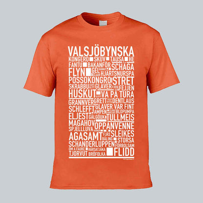 Valsjöbynska Dialekt Text T-shirt